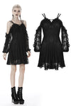 Gothic princess off shoulder sexy lace dress DW414 - Gothlolibeauty