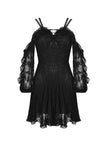 Gothic princess off shoulder sexy lace dress DW414 - Gothlolibeauty