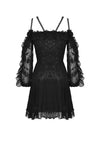 Gothic princess off shoulder sexy lace dress DW414 - Gothlolibeauty