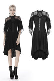 Gothic lace sexy shoulders cocktail dress DW418 - Gothlolibeauty