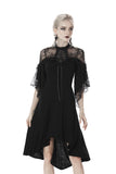 Gothic lace sexy shoulders cocktail dress DW418 - Gothlolibeauty