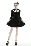 Gothic lolita doll collar velvet dress  DW432