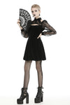 Gothic princess lace velvet dress DW433