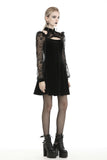 Gothic princess lace velvet dress DW433