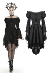 Gothic decadent longsleeves cocktail dress DW445