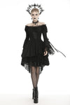 Gothic decadent longsleeves cocktail dress DW445