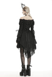 Gothic decadent longsleeves cocktail dress DW445