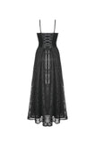 Gothic court velvet lace maxi dress DW465