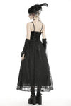 Gothic court velvet lace maxi dress DW465