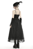 Gothic court velvet lace maxi dress DW465