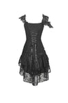Gothic ghost irreqular frilly dress DW466