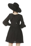 Dark magic girl lantern sleeves dress DW471