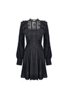 Dark mysterious frilly lace dress DW472