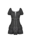 Dark metal sniper rock frilly dress DW475