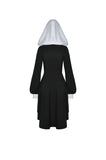 Retro zipper white hoodie rebel black dress DW500