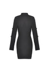 Punk locomotive sexy arm bodycon dress DW503