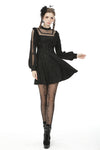 Dreamy princess lace sexy see-through square neck dress DW505