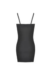 Black daily easy matching halter knited slim dress DW508