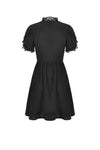 Innocent girl vertical soft short sleeves dress DW509