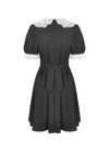 Alice in Wonderland contrast collar dress DW517