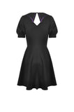 Magic girl purple line trims mini dress DW526