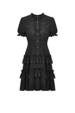Gothic princess vertical layered shirtwaist dress DW528