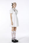 Soulless princess white puff sleeves dress DW548