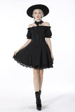 Gothic Lolita hang neck off shoulder dress  DW560