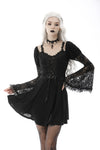 Gothic fake two pieces sexy lace inside join dress DW570