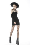 Punk off shoulder sexy tight mini dress DW599