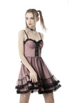 Cool mesh pink doll dress DW626