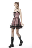 Cool mesh pink doll dress DW626