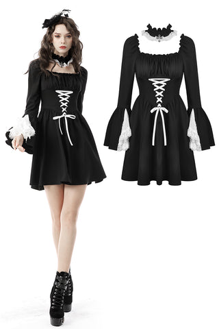 Gothic lolita bady doll bell-sleeves dress DW641