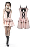 Pink doll moon strap dress DW649