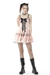 Pink doll moon strap dress DW649