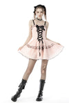 Pink doll moon strap dress DW649