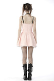 Pink doll moon strap dress DW649