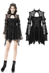 Gothic sexy bell sleeves mini dress DW650