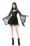 Gothic sexy bell sleeves mini dress DW650