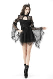 Gothic sexy bell sleeves mini dress DW650