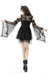 Gothic sexy bell sleeves mini dress DW650