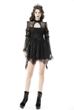 Gothic sexy bell sleeves mini dress DW650