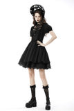 Gothic lolita tulle chest doll dress DW651