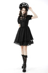 Gothic lolita tulle chest doll dress DW651