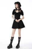 Rock girl lace-up dress DW686