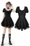 Gothic princess frilly mini dress DW697