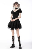 Gothic princess frilly mini dress DW697