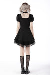 Gothic princess frilly mini dress DW697