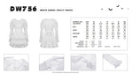 White angel frilly dress DW756