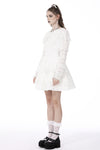 White angel frilly dress DW756